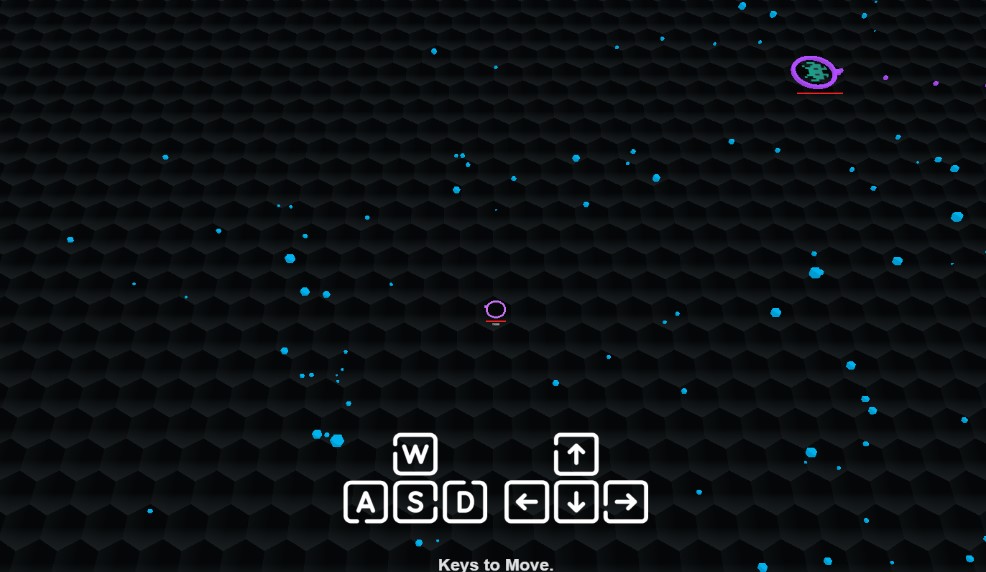 Bulletz io showing small combat units shooting bullets in a fast-paced online battle.