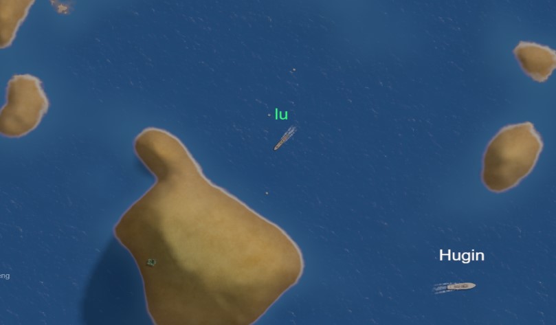 Mk48 game battlefield with tanks firing